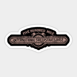 Indianapolis 500 Vintage logo Sticker